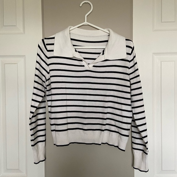 Striped Knit Polo - Picture 7 of 7